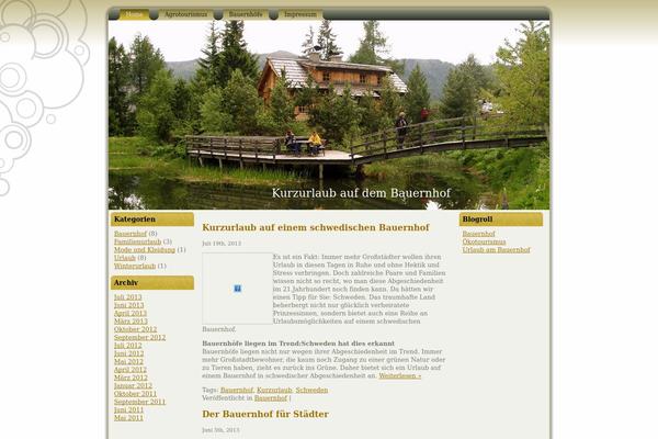 WordPress website example screenshot