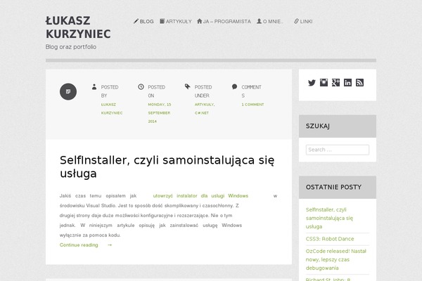 kurzyniec.pl site used Zoren-wpcom