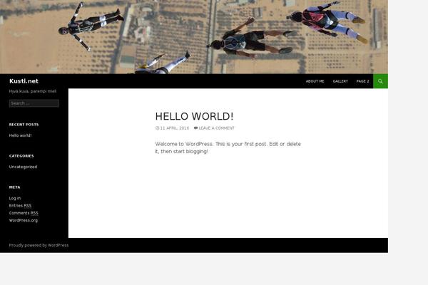 WordPress website example screenshot