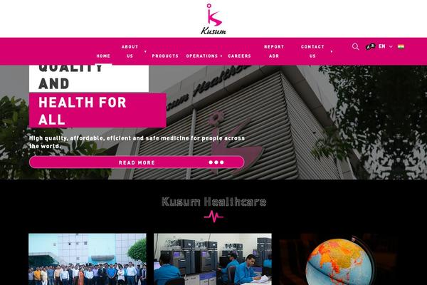 kusumhealthcare.com site used Kusum