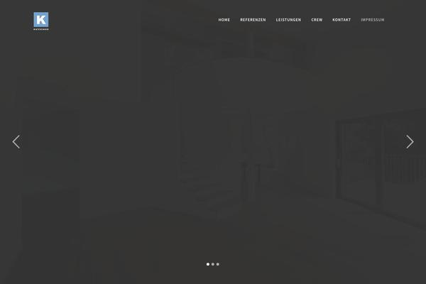 Miami theme site design template sample