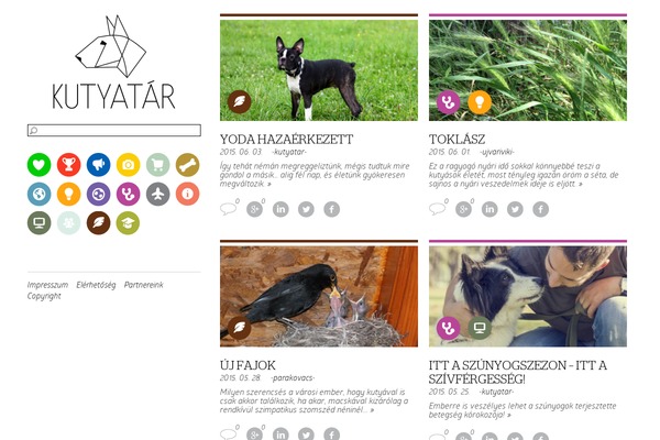 kutyatar.hu site used Kutyatar