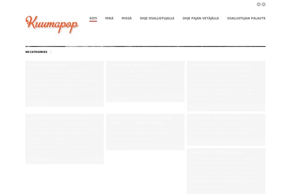 Inspire theme site design template sample