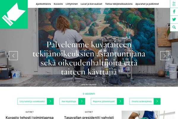 kuvasto.fi site used Kuvasto