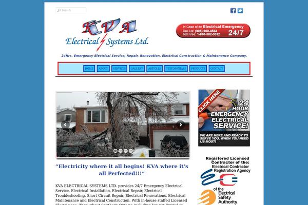 kvaelectric.ca site used Elemin