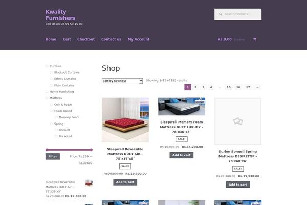 WordPress website example screenshot