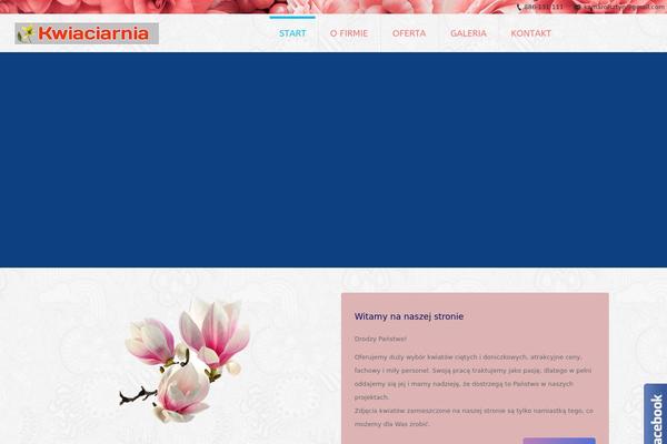 WordPress website example screenshot