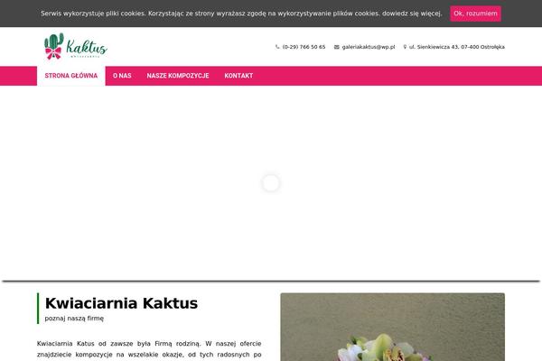 kwiaciarniakaktus.pl site used Zs