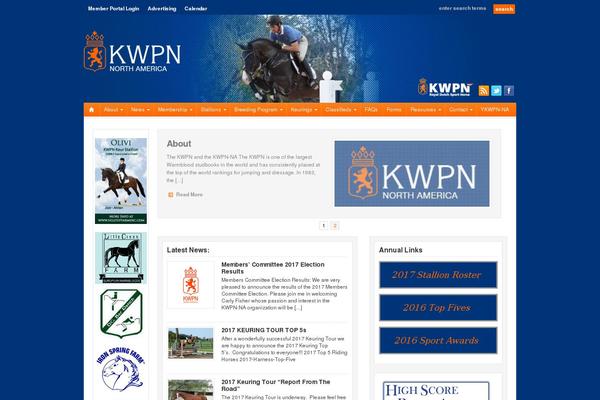 kwpn-na.org site used Wp-prosper204-child