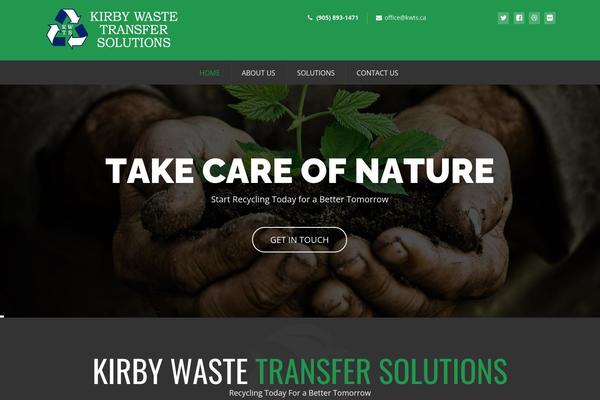 Eco Recycling theme site design template sample