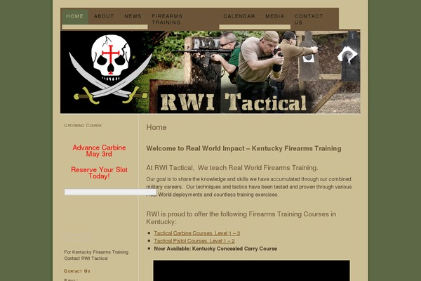 kyfirearmstraining.com site used Thesis18