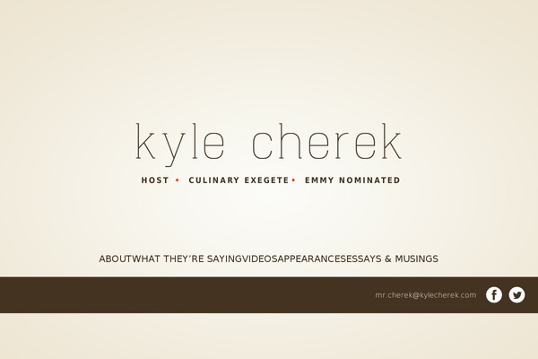 kylecherek.com site used Companyb