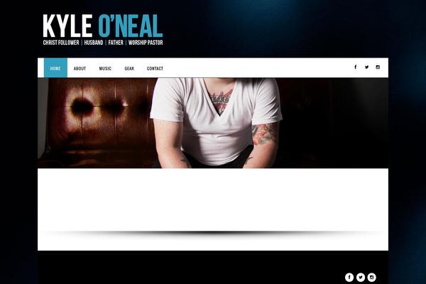 IronBand theme site design template sample