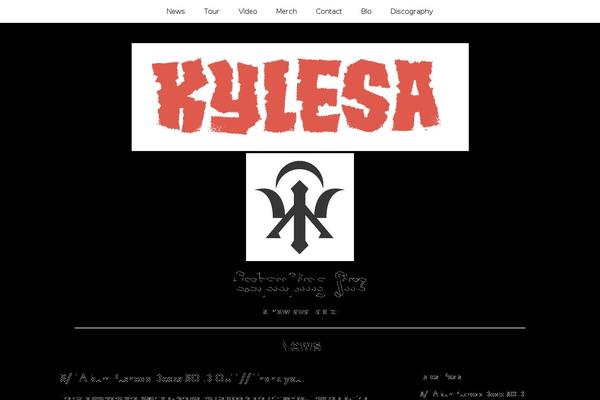 kylesa.com site used Kylesa_template