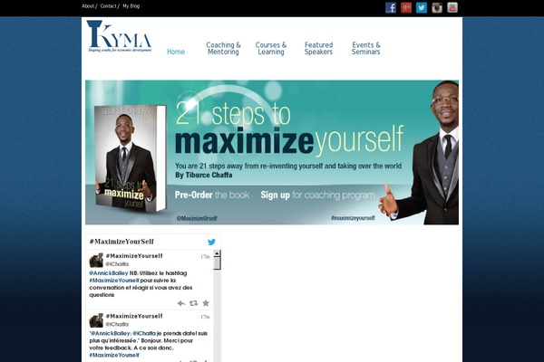 kymaventures.org site used Maximizeyourself