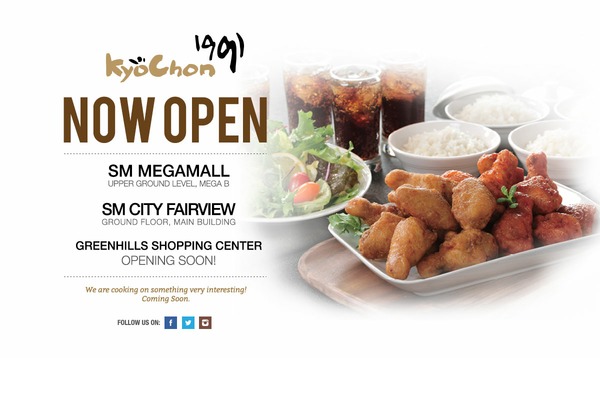 kyochon.ph site used Kyochon