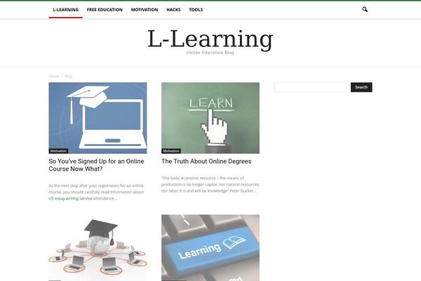 WordPress website example screenshot