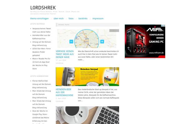 WordPress website example screenshot