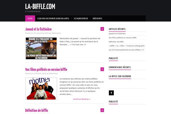 Hiero theme site design template sample
