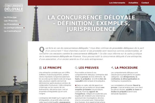 la-concurrence-deloyale.fr site used Concurrence-deloyale