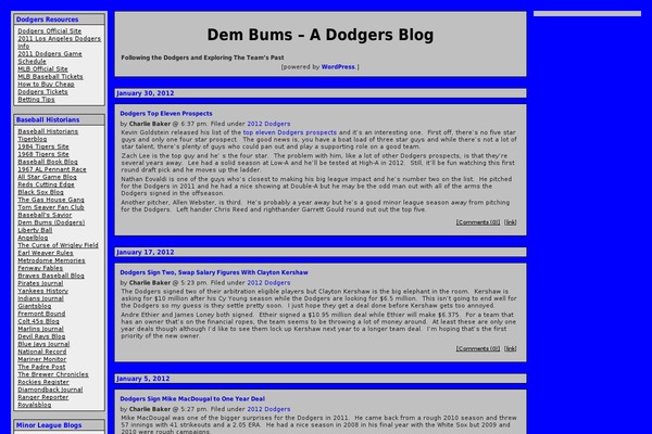 la-dodgersblog.com site used Journalized Sand