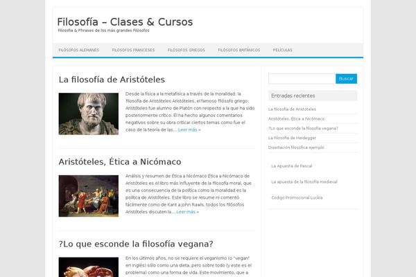 WordPress website example screenshot