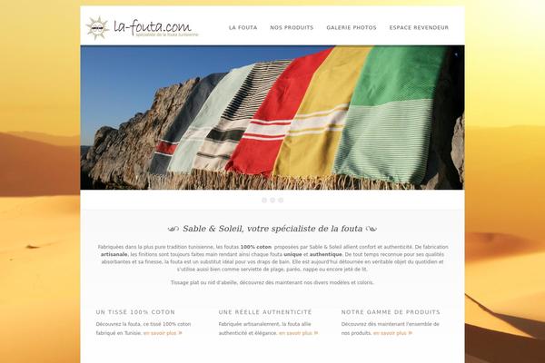 la-fouta.com site used Dandelion v.2.6.7
