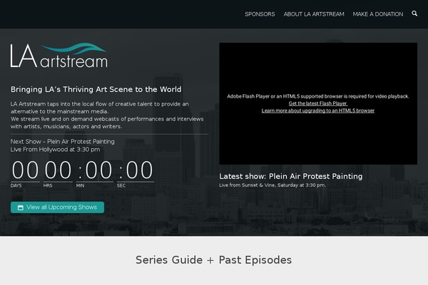 laartstream.com site used Artstream
