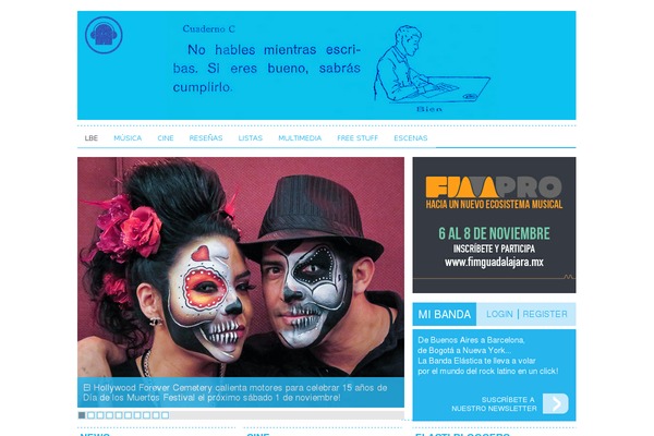 labandaelastica.com site used Lbe-theme