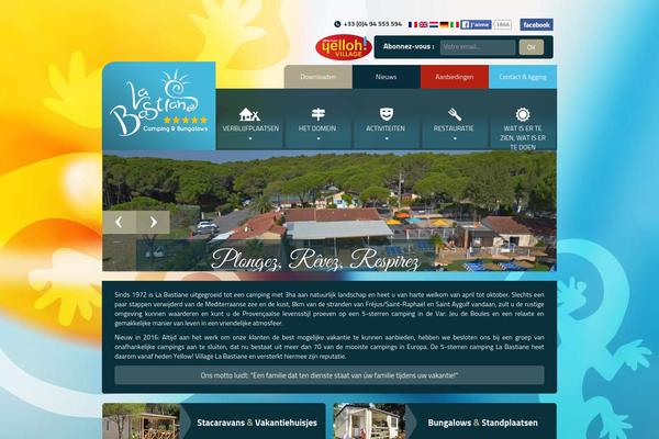 Roots theme site design template sample
