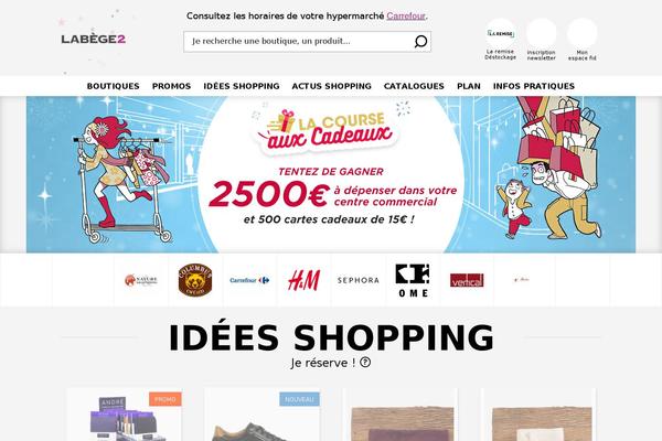 Carrefour theme site design template sample