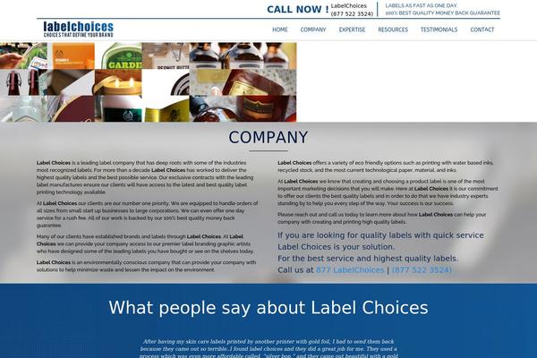 labelchoices.com site used Labelchoices