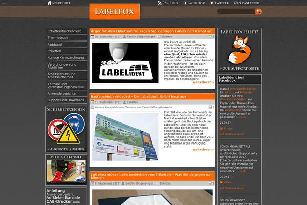 labelfox.com site used Labelfox