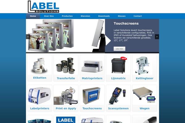 labelsolutions.nl site used Labelsolutionswordpress