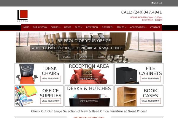 labersfurniture.com site used Officetheme