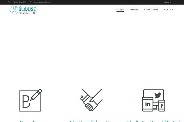 Aoki-child theme site design template sample