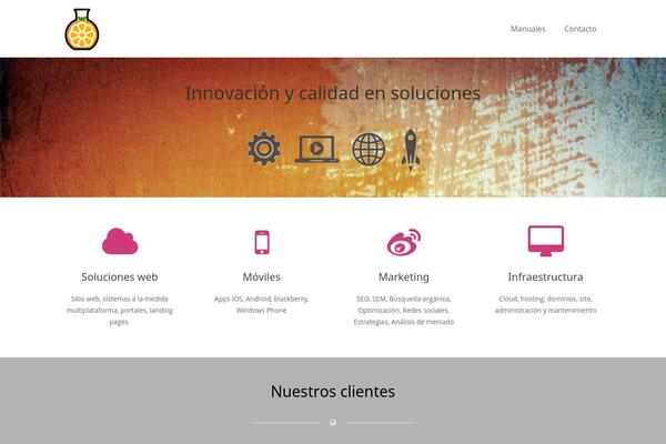 Impreza theme site design template sample