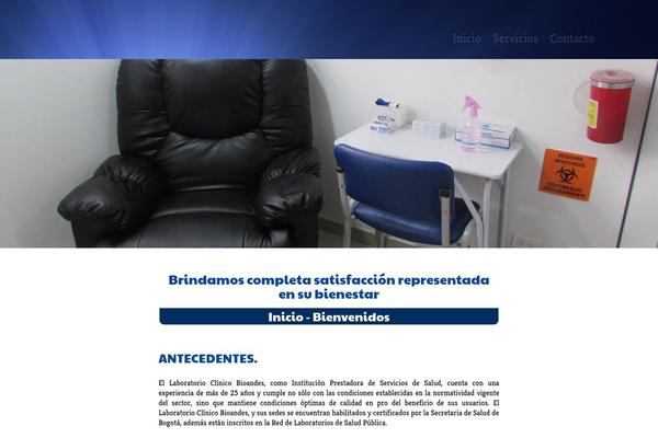 WordPress website example screenshot