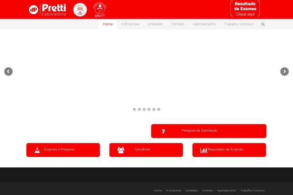 laboratoriopretti.com.br site used Pretti