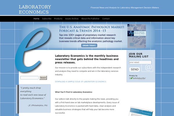 laboratoryeconomics.com site used Lethirtyten
