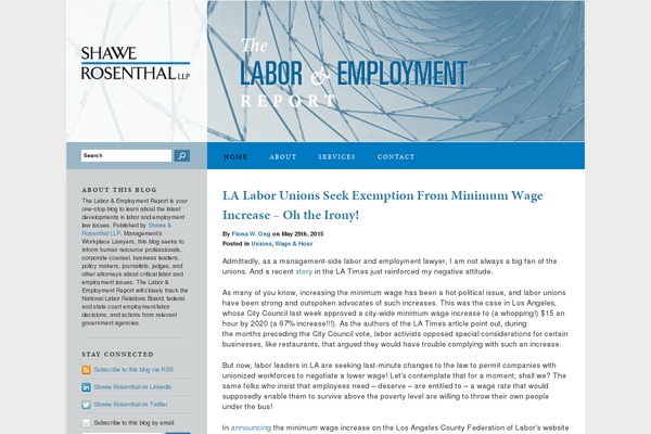 laboremploymentreport.com site used Laboremploymentreport