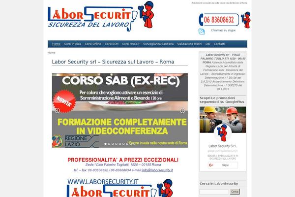 laborsecurity.it site used Sicurezza