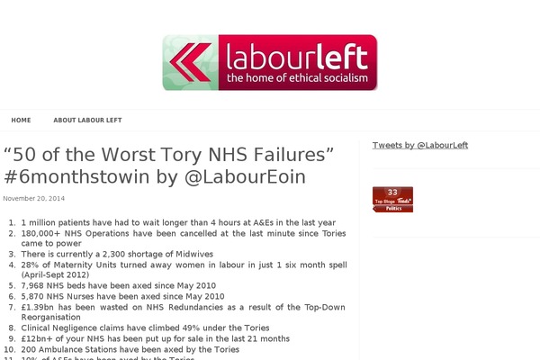 labourleft.co.uk site used InDreams