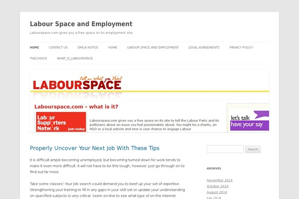 Twenty Twelve theme site design template sample