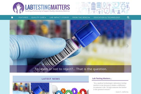 labtestingmatters.org site used Labtesting