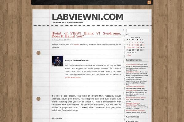 labviewni.com site used Desk