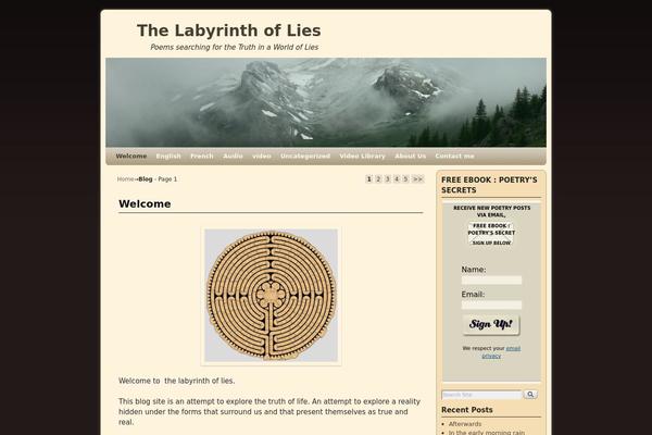 Weaver II theme site design template sample