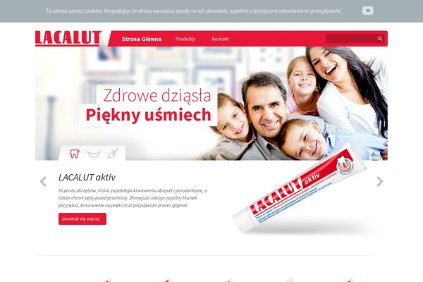 lacalut.pl site used Lacalut