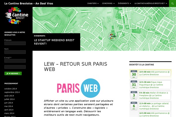 Twenty Fourteen theme site design template sample