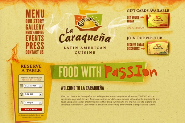 Site using Ingredientscms plugin